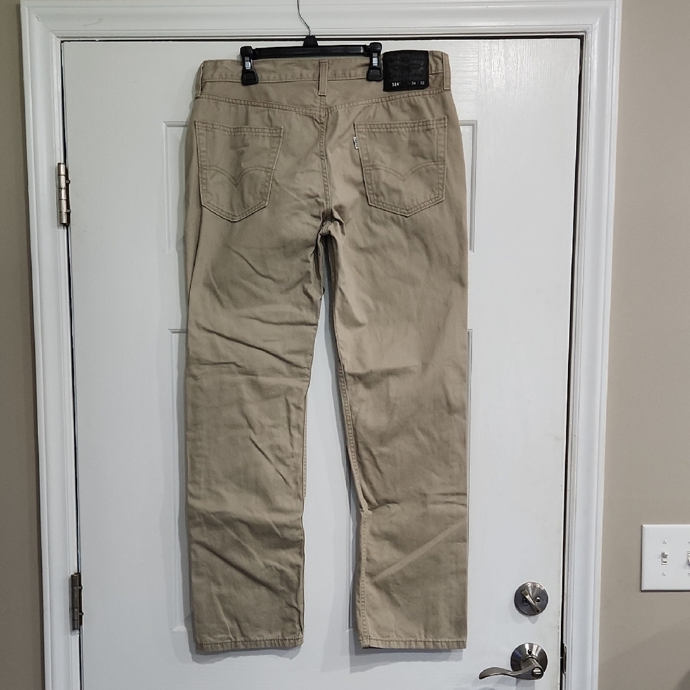 Levi's Tan Chinos Classic Straight-Leg